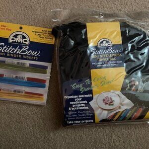 DMC Stitch bow Mini Needlework Travel Bag